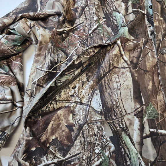 Cabela's Packable Realtree Dry Plus Hooded Hunting Jacket Men's 3XL Camouflage - Picture 9 of 13